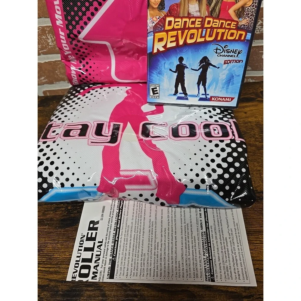 Dance Dance Revolution, DDR Max2 PS2 Game‎ + One PS2 Wired Dance Pad Mat